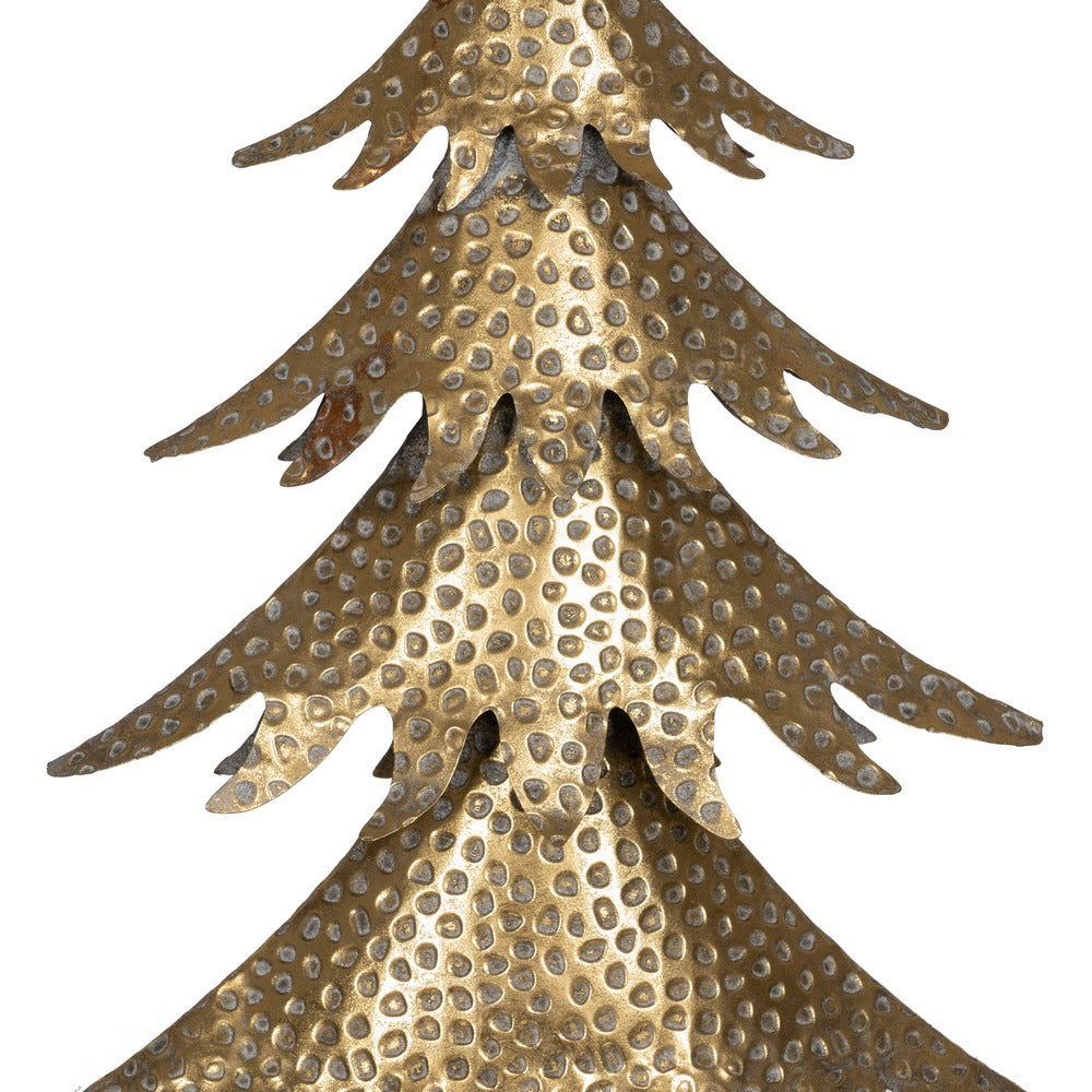 GOLD METAL TREE FIGURE DECORATION 34 X 14 X 67.50 CM