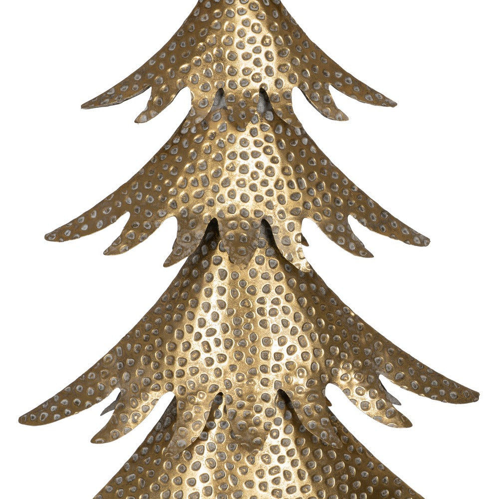 TREE GOLD METAL DECORATION FIGURE 42.50 X 17 X 92 CM