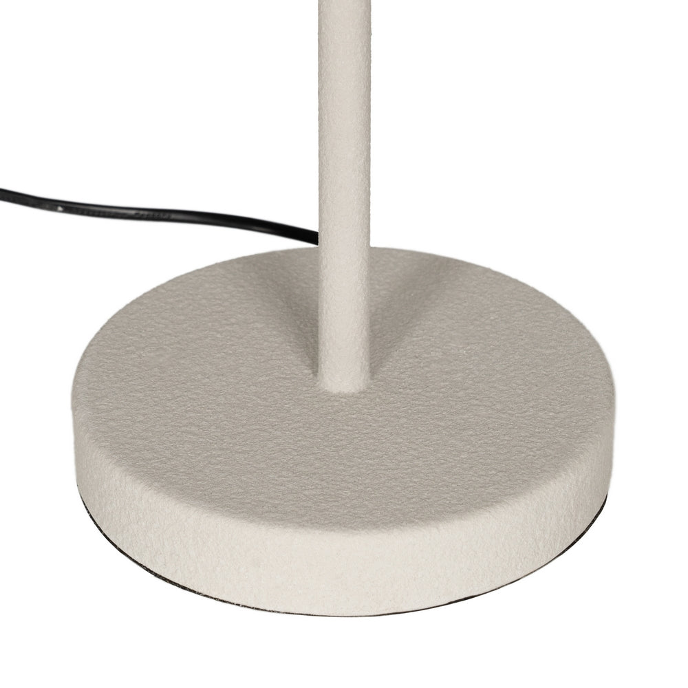 LÁMPARA MESA BLANCO METAL ILUMINACIÓN 37 X 37 X 62 CM