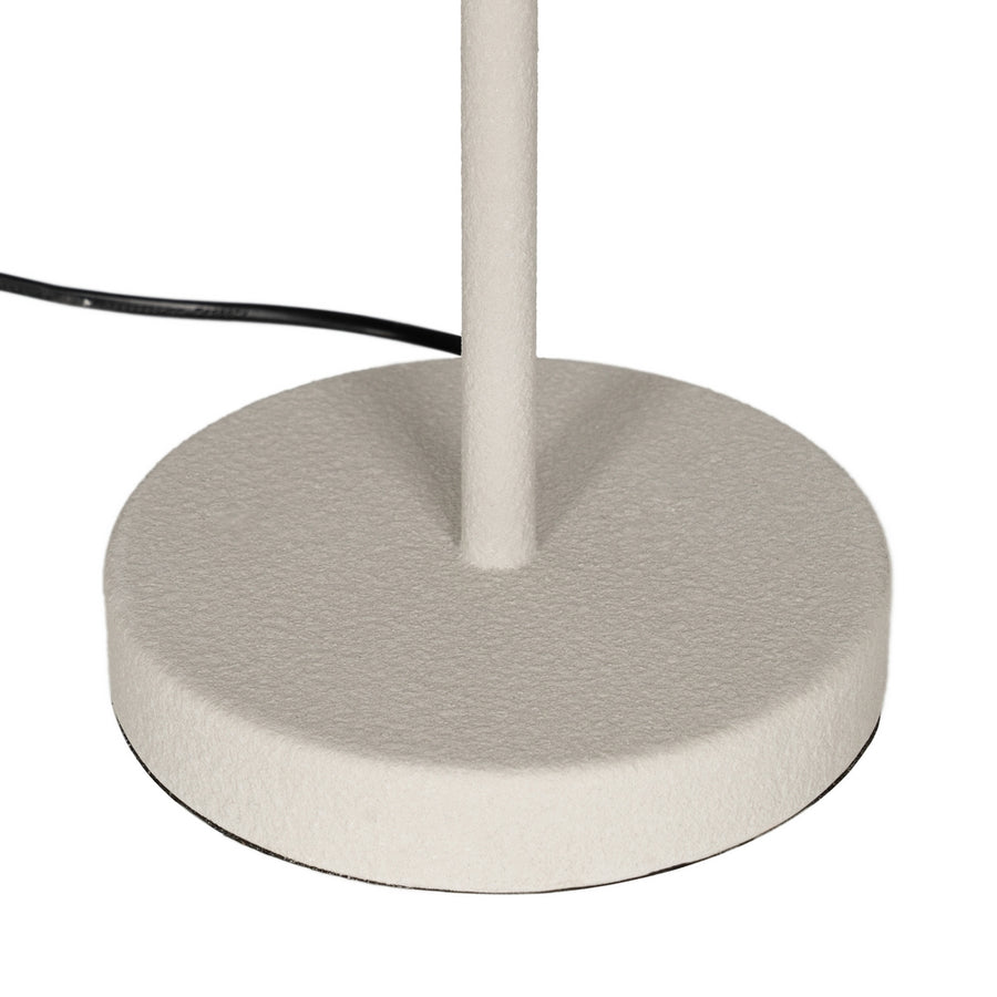LÁMPARA MESA BLANCO METAL ILUMINACIÓN 37 X 37 X 62 CM