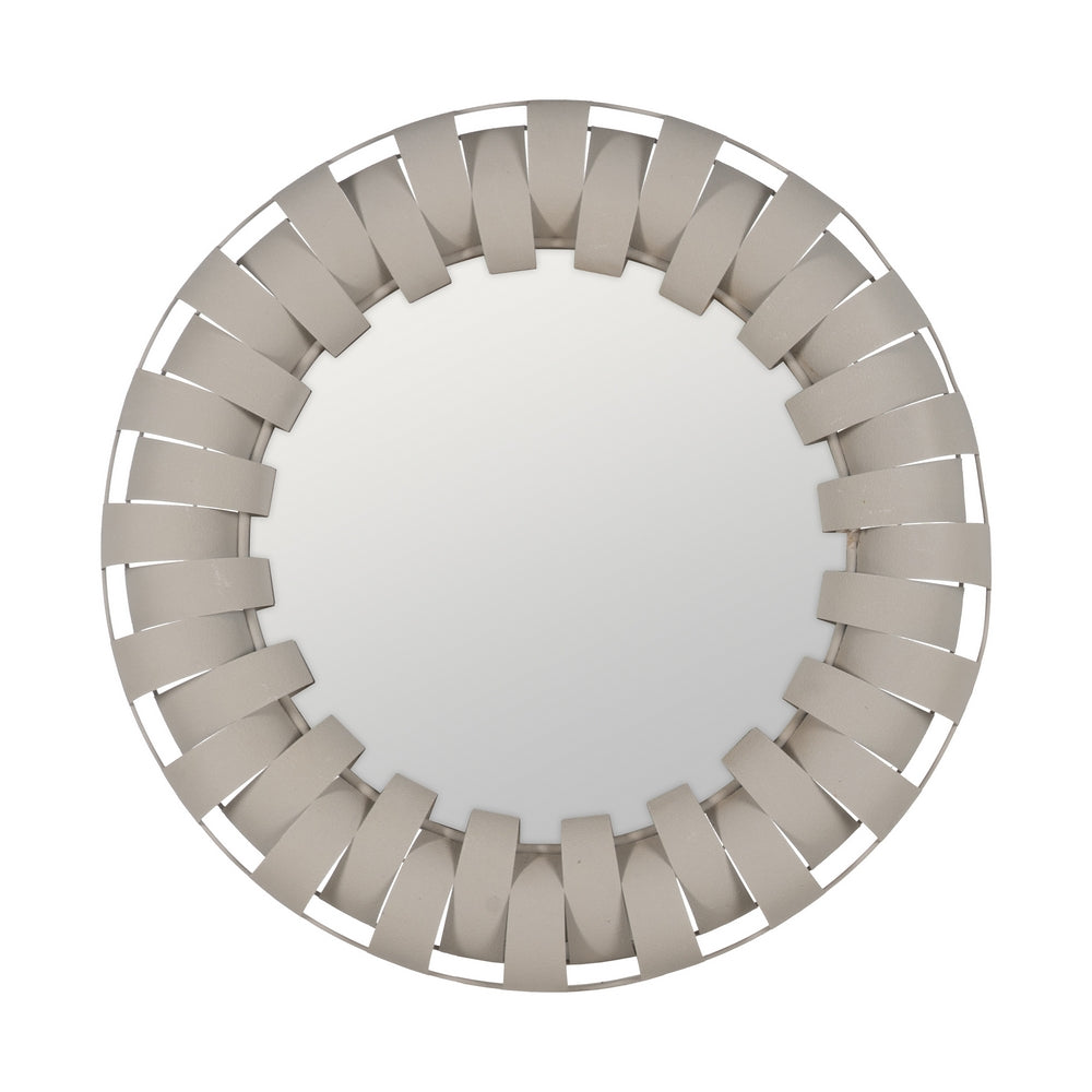 ESPEJO BLANCO METAL DECORACI�N 87 X 7,50 X 87 CM