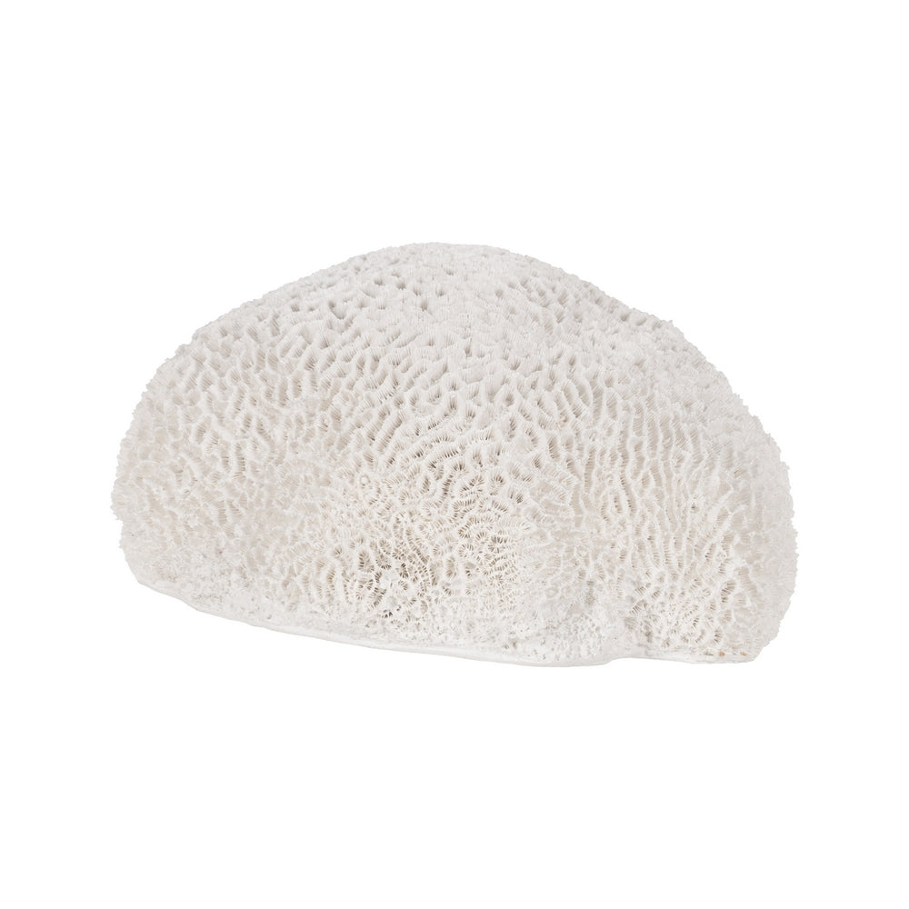 FIGURA ESPONJA BLANCO RESINA DECORACI�N 21 X 21 X 11 CM