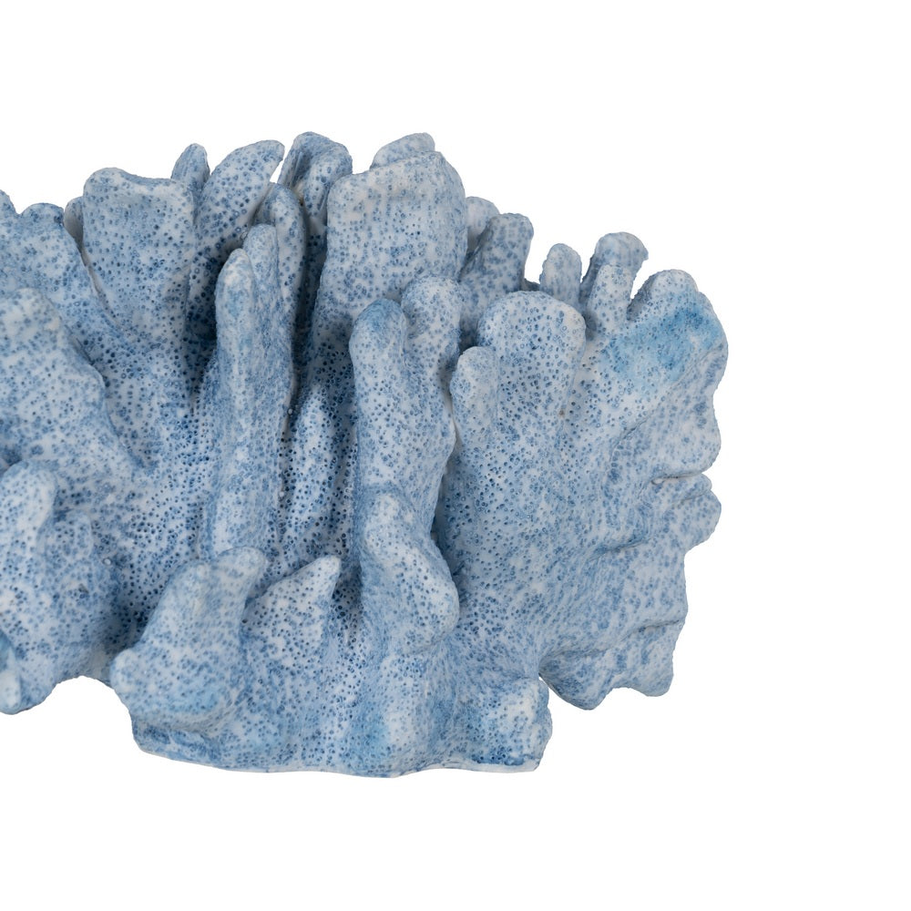 BLUE CORAL FIGURE RESIN DECORATION 22.50 X 13 X 16 CM