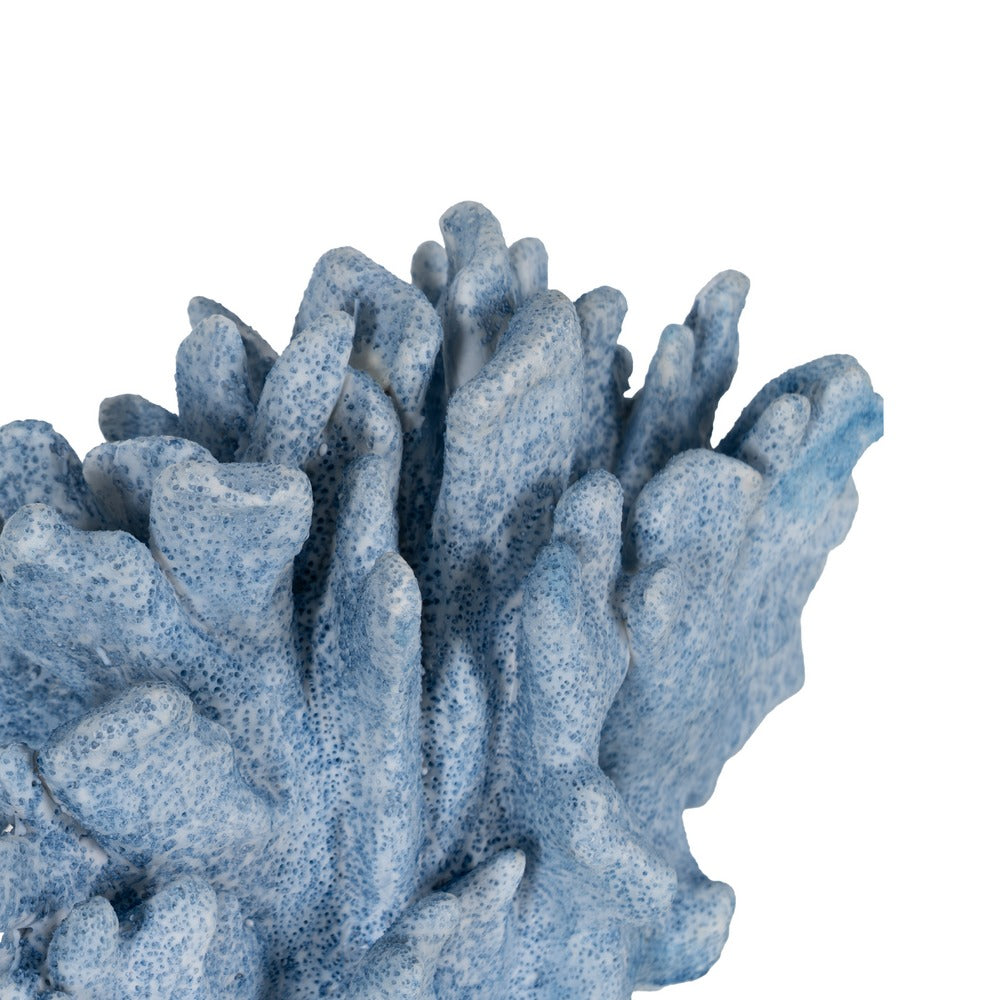 BLUE CORAL FIGURE RESIN DECORATION 22.50 X 13 X 16 CM
