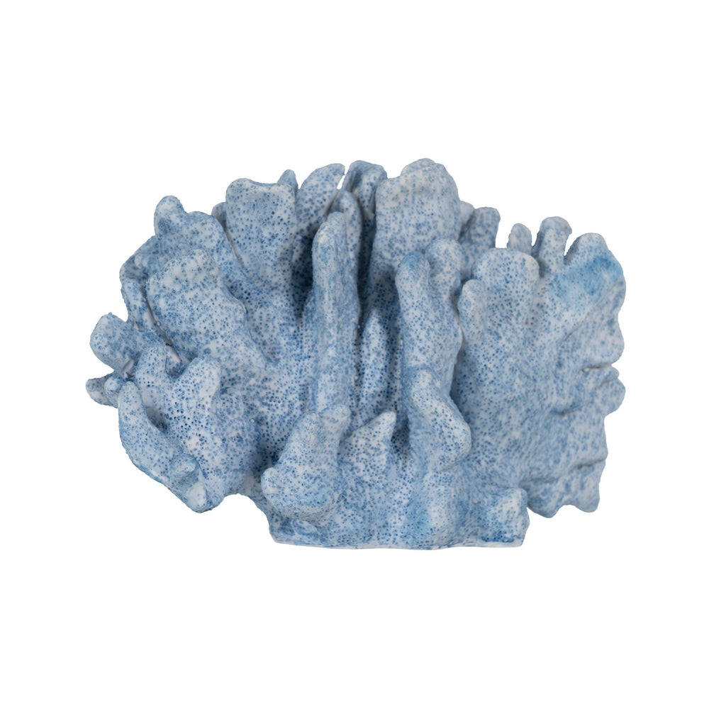 BLUE CORAL FIGURE RESIN DECORATION 22.50 X 13 X 16 CM