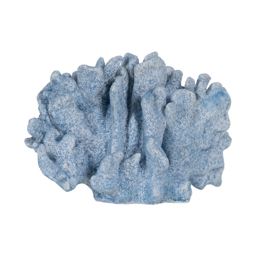 FIGURA CORAL AZUL RESINA DECORACIÓN 22,50 X 13 X 16 CM