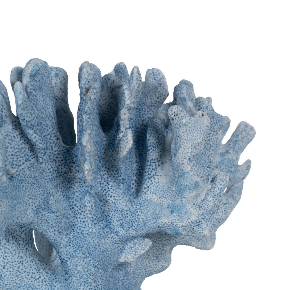 BLUE CORAL FIGURE RESIN DECORATION 27.50 X 13.50 X 19.50 CM