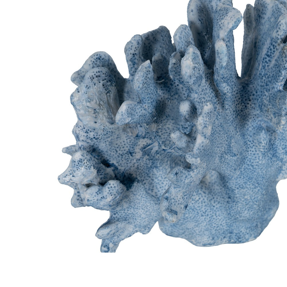 BLUE CORAL FIGURE RESIN DECORATION 27.50 X 13.50 X 19.50 CM