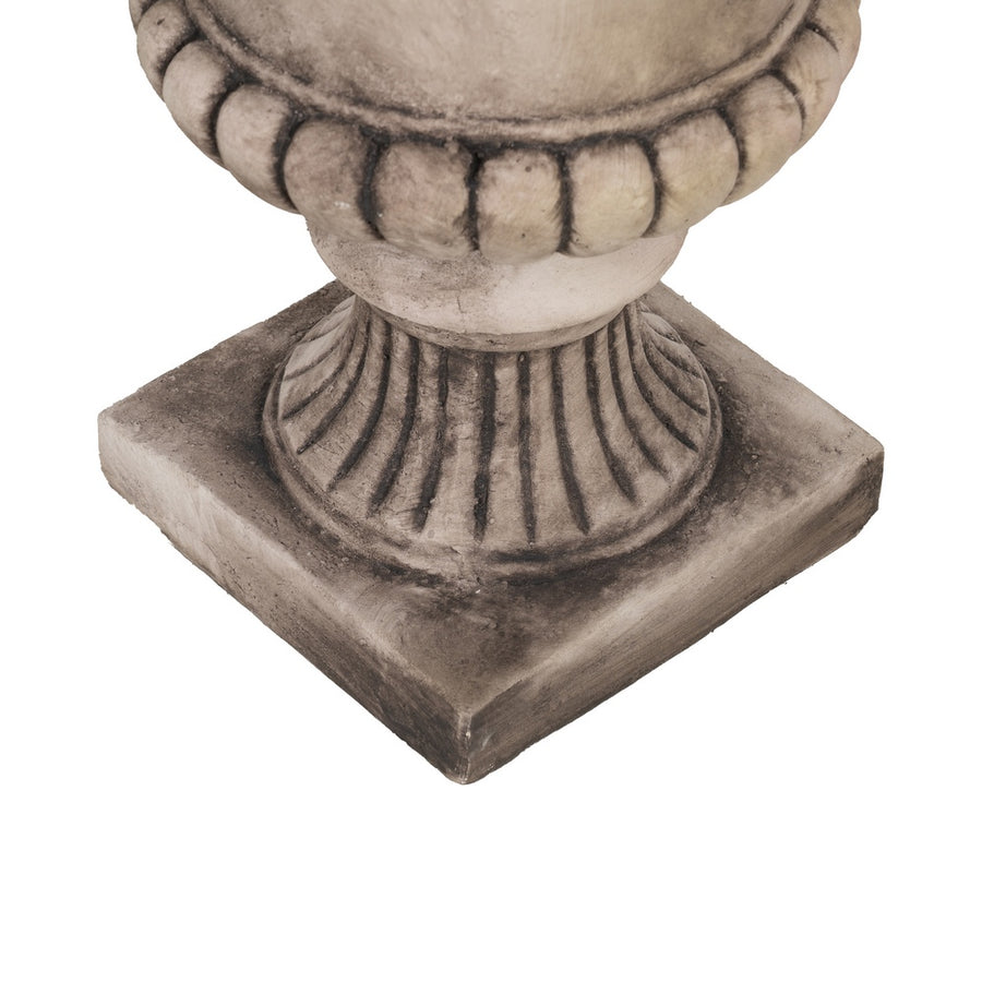 MACETERO BEIGE FIBRA DE MAGNESIO 37 X 37 X 53,50 CM