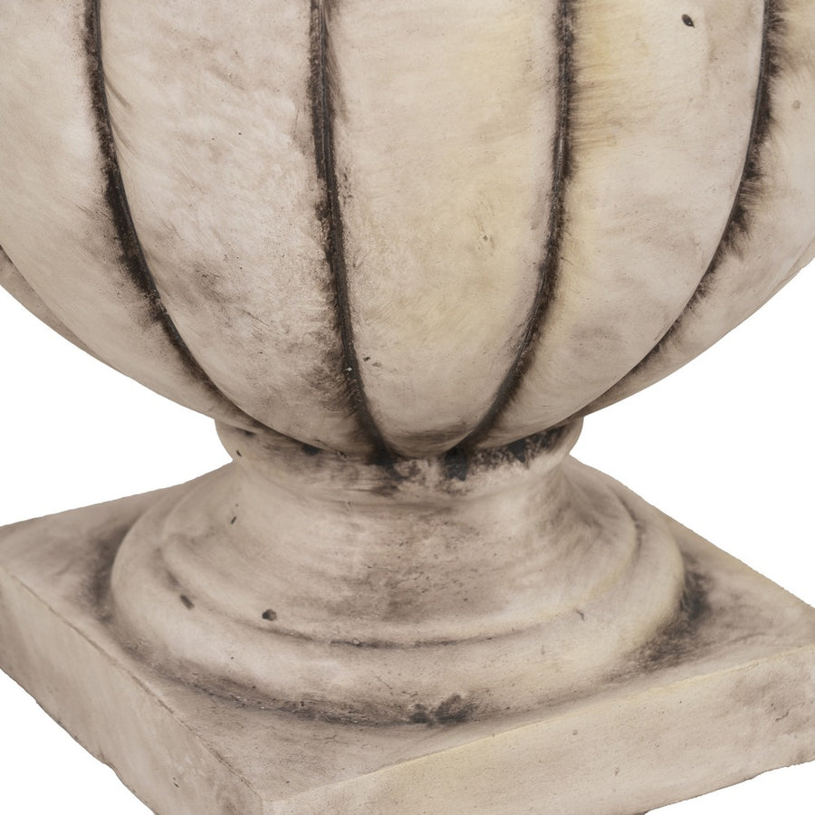 MACETERO BEIGE FIBRA DE MAGNESIO 40 X 40 X 47 CM