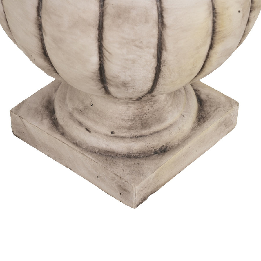 MACETERO BEIGE FIBRA DE MAGNESIO 40 X 40 X 47 CM