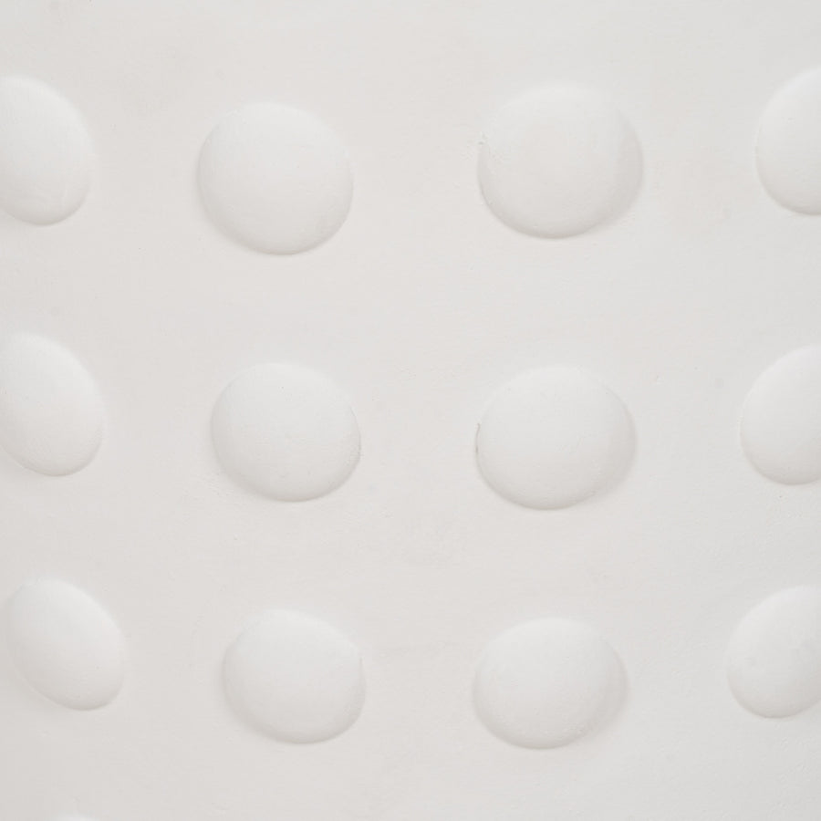 S/3 MACETEROS BLANCO FIBRA DE MAGNESIO 37 X 37 X 35,50 CM