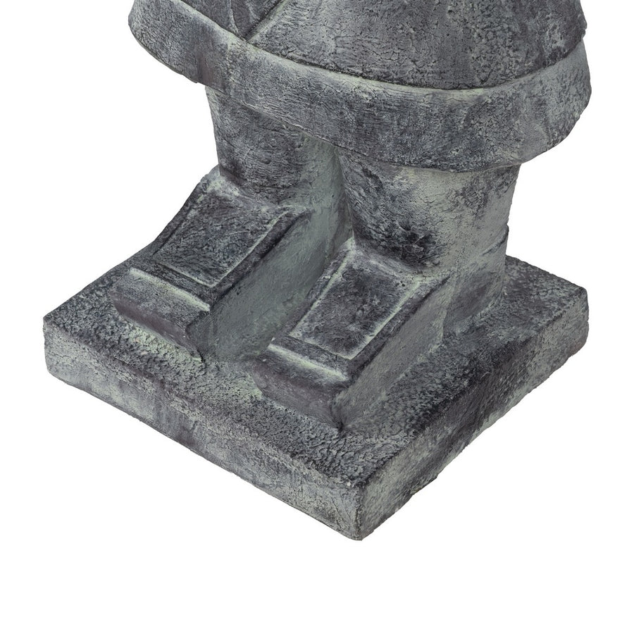 ESCULTURA GUERRERO FIBRA DE MAGNESIO 41 X 33,50 X 122 CM