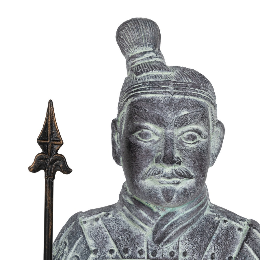 ESCULTURA GUERRERO FIBRA DE MAGNESIO 38,50 X 34 X 122 CM