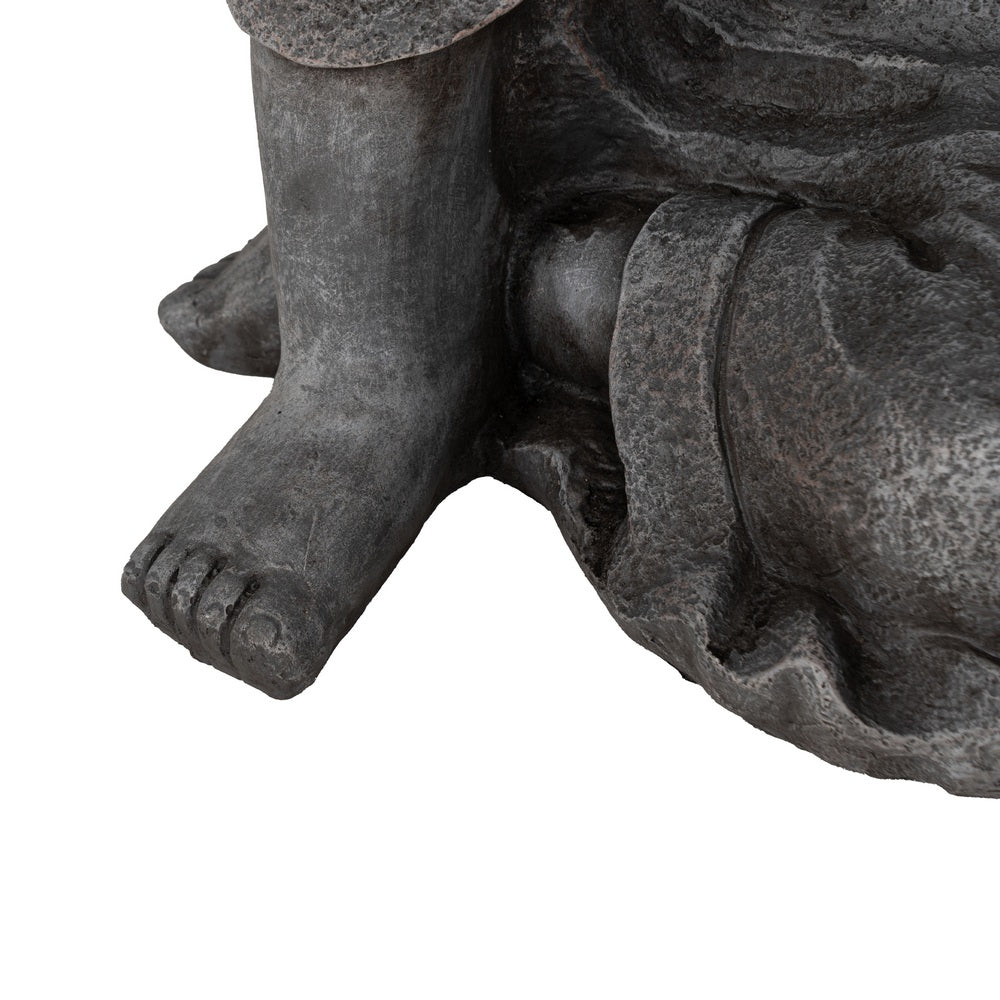 ESCULTURA BUDA FIBRA DE MAGNESIO 35 X 35 X 54 CM