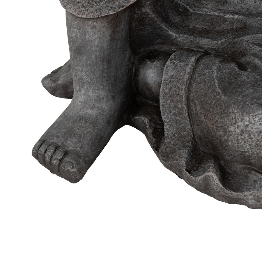 ESCULTURA BUDA FIBRA DE MAGNESIO 35 X 35 X 54 CM