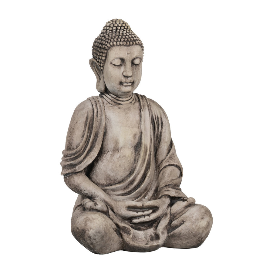 ESCULTURA BUDA FIBRA DE MAGNESIO 54 X 45 X 80 CM