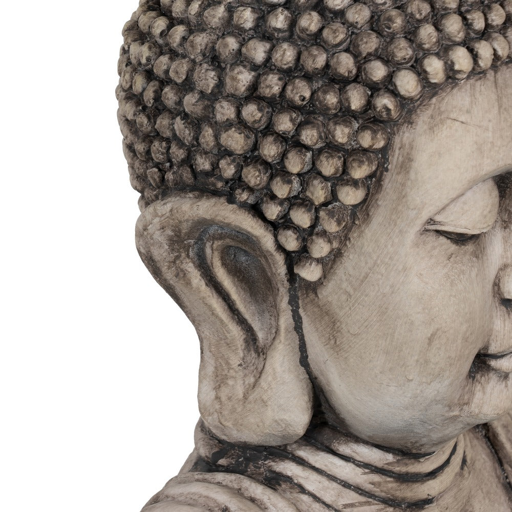 ESCULTURA BUDA FIBRA DE MAGNESIO 54 X 45 X 80 CM