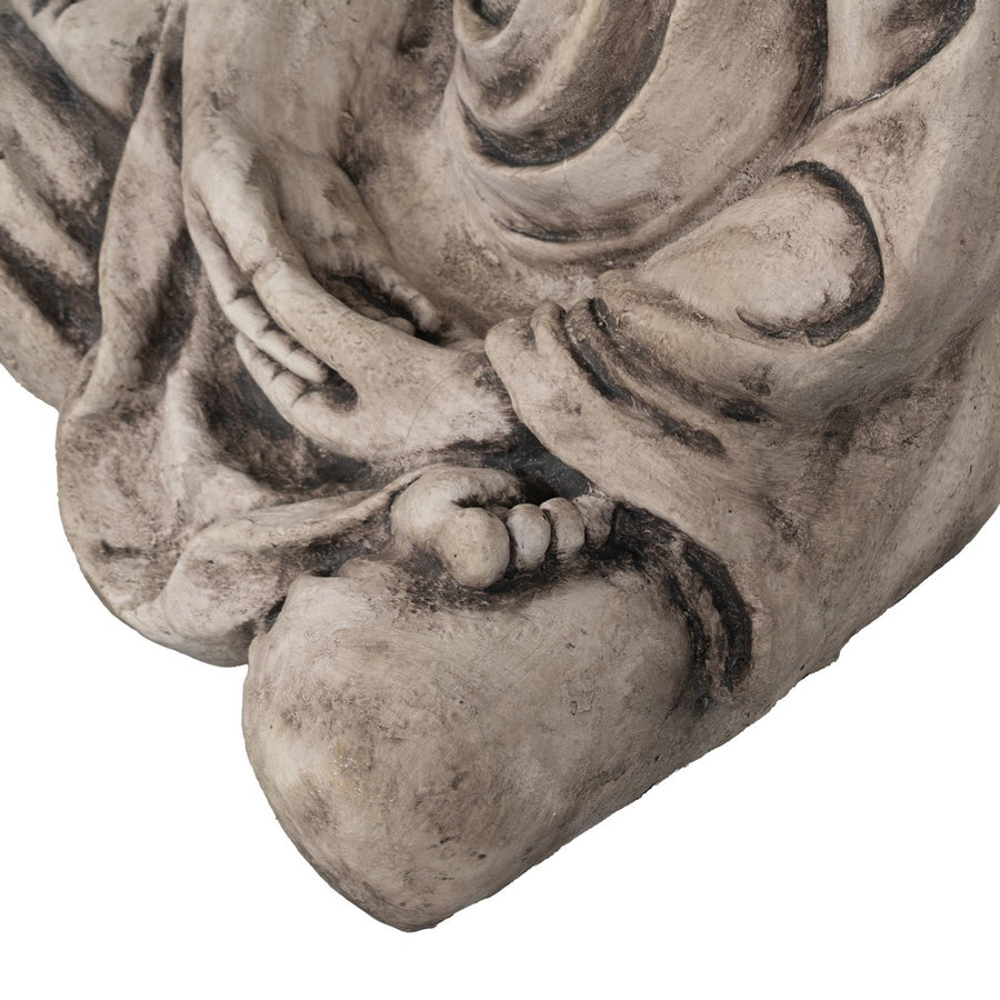 ESCULTURA BUDA FIBRA DE MAGNESIO 54 X 45 X 80 CM