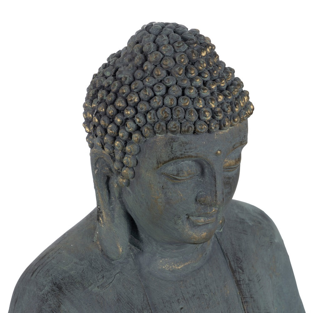 ESCULTURA BUDA FIBRA DE MAGNESIO 50 X 35 X 62 CM