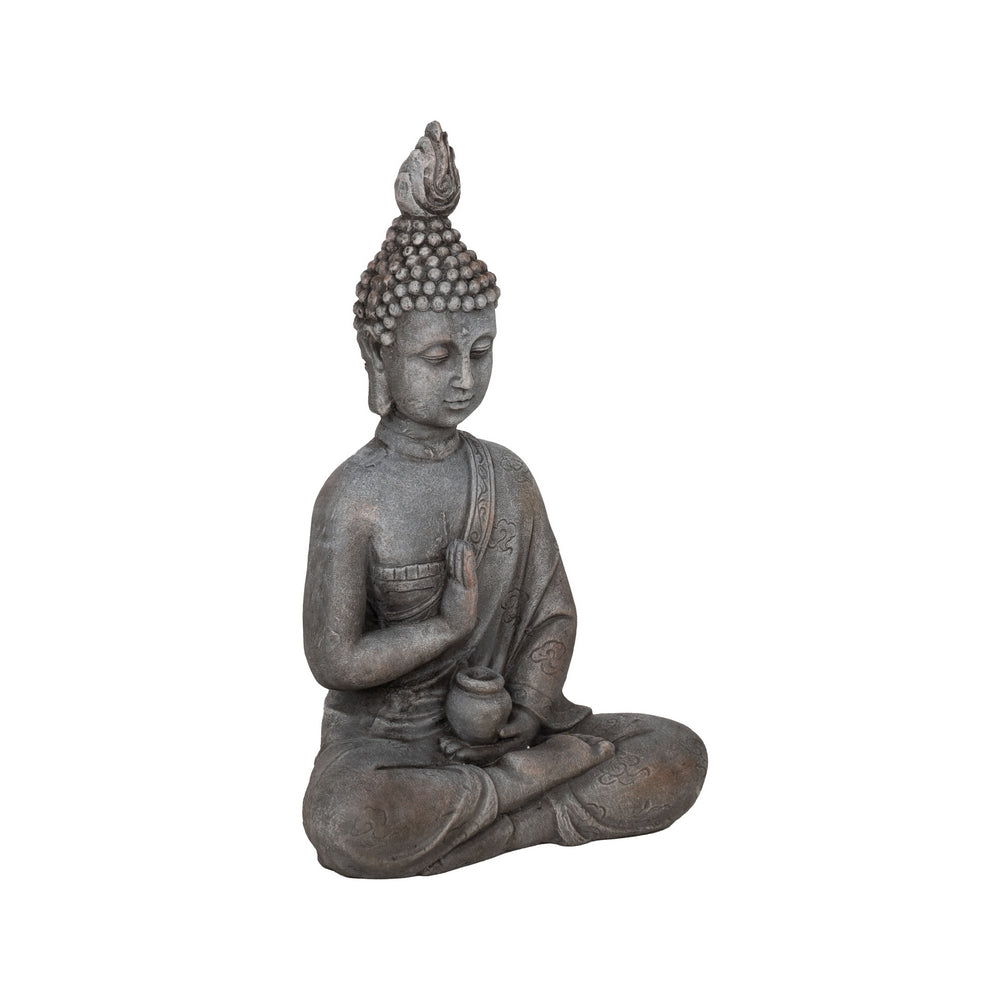 ESCULTURA BUDA FIBRA DE MAGNESIO 37 X 21 X 56 CM
