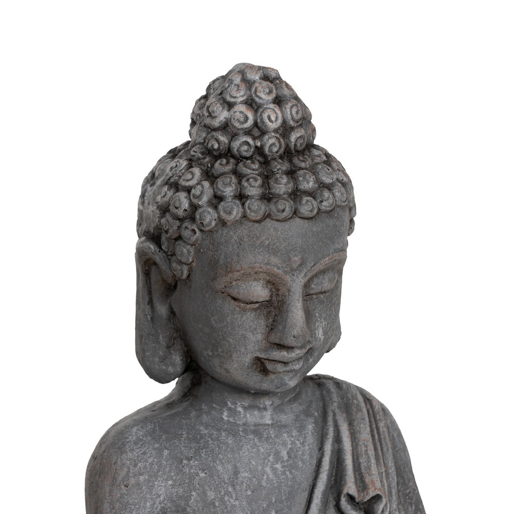 ESCULTURA BUDA FIBRA DE MAGNESIO 19 X 15 X 58 CM