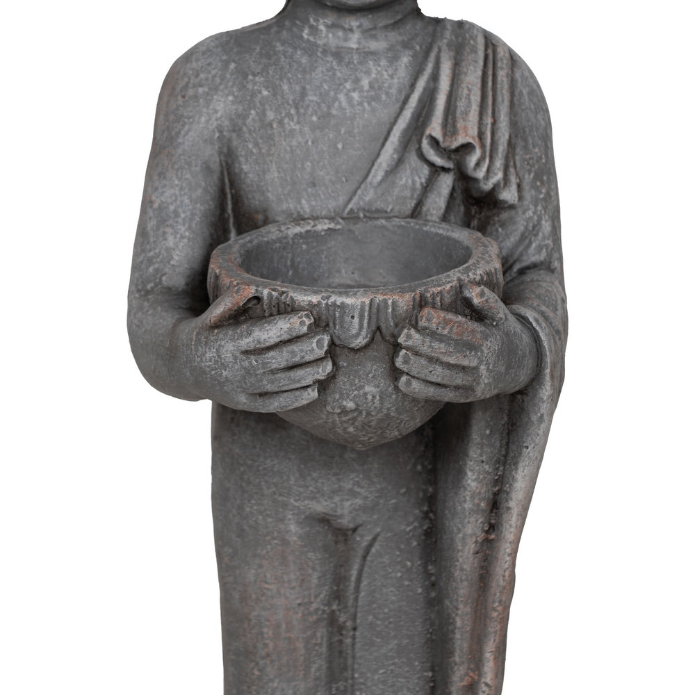 ESCULTURA BUDA FIBRA DE MAGNESIO 19 X 15 X 58 CM