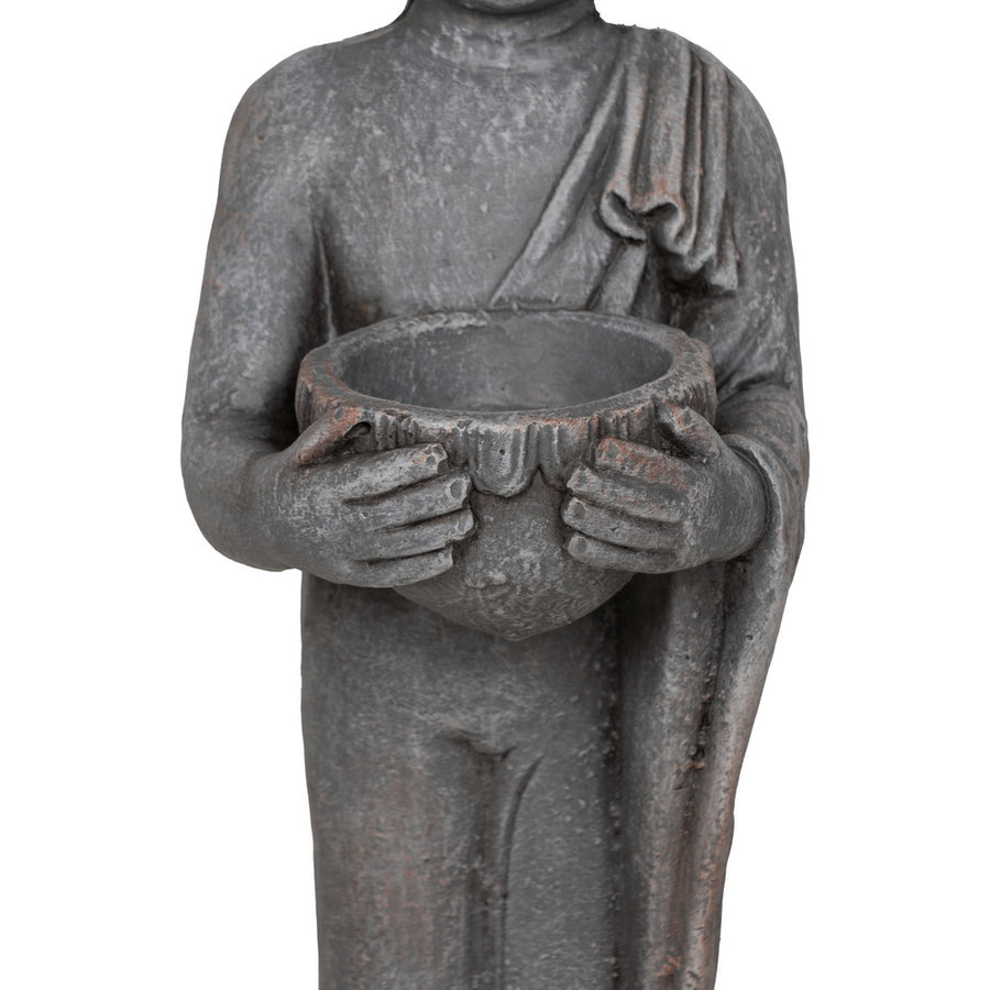 ESCULTURA BUDA FIBRA DE MAGNESIO 19 X 15 X 58 CM
