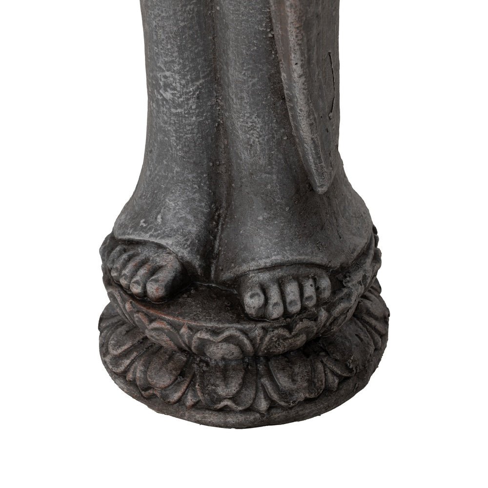 ESCULTURA BUDA FIBRA DE MAGNESIO 19 X 15 X 58 CM