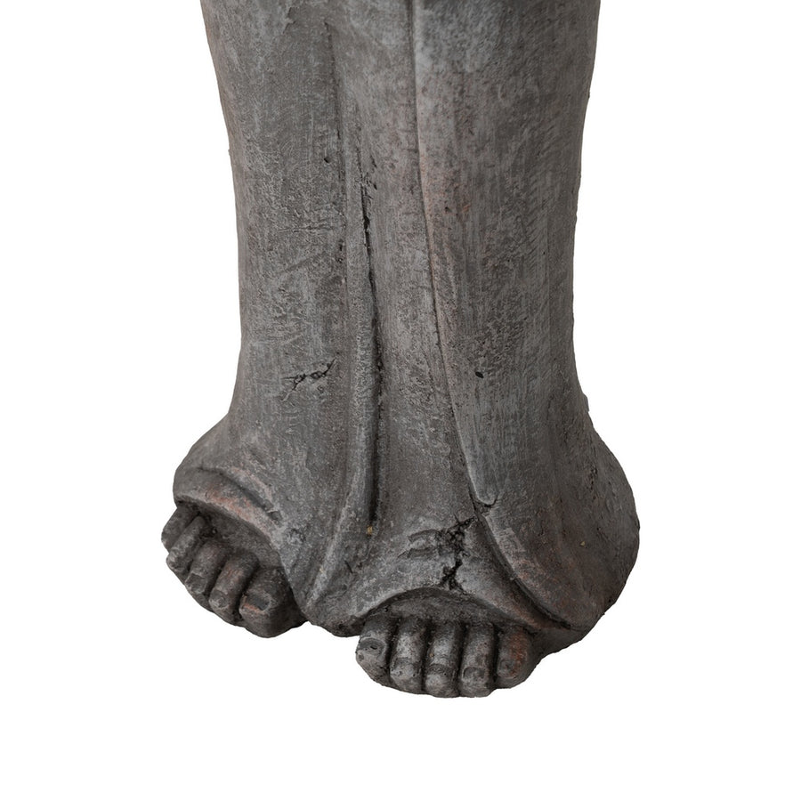 ESCULTURA BUDA FIBRA DE MAGNESIO 16 X 14 X 56 CM