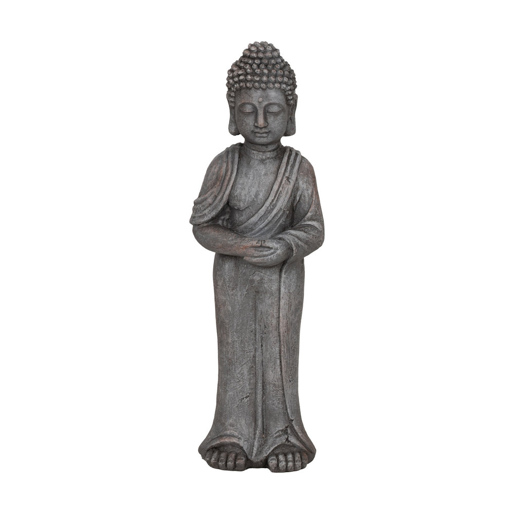 ESCULTURA BUDA FIBRA DE MAGNESIO 16 X 14 X 56 CM