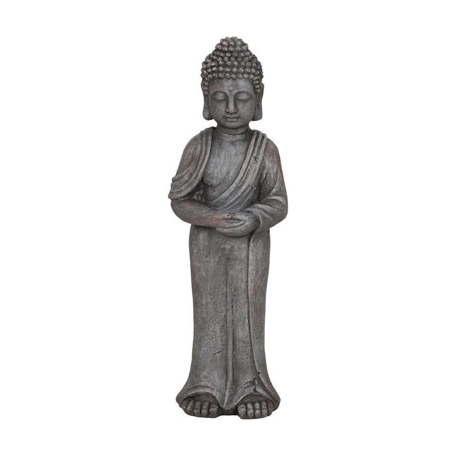 ESCULTURA BUDA FIBRA DE MAGNESIO 16 X 14 X 56 CM
