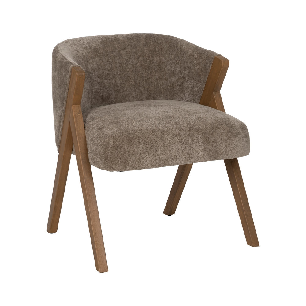 SILLA TAUPE MADERA DE ABEDUL SAL�N 58 X 59,50 X 68,50 CM