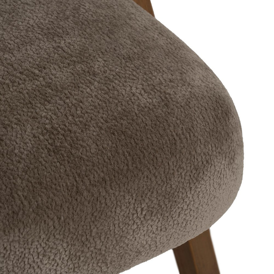 SILLA TAUPE MADERA DE ABEDUL SALÓN 58 X 59,50 X 68,50 CM