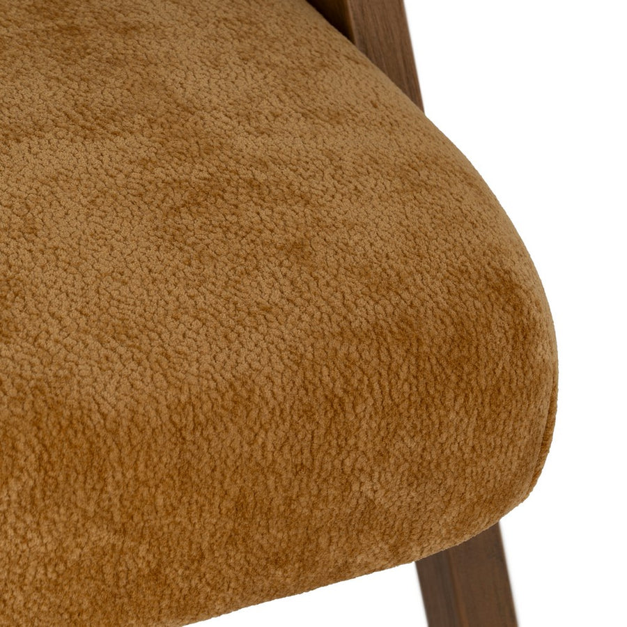 SILLA AMARILLO MADERA DE ABEDUL SALÓN 58 X 59,50 X 68,50 CM