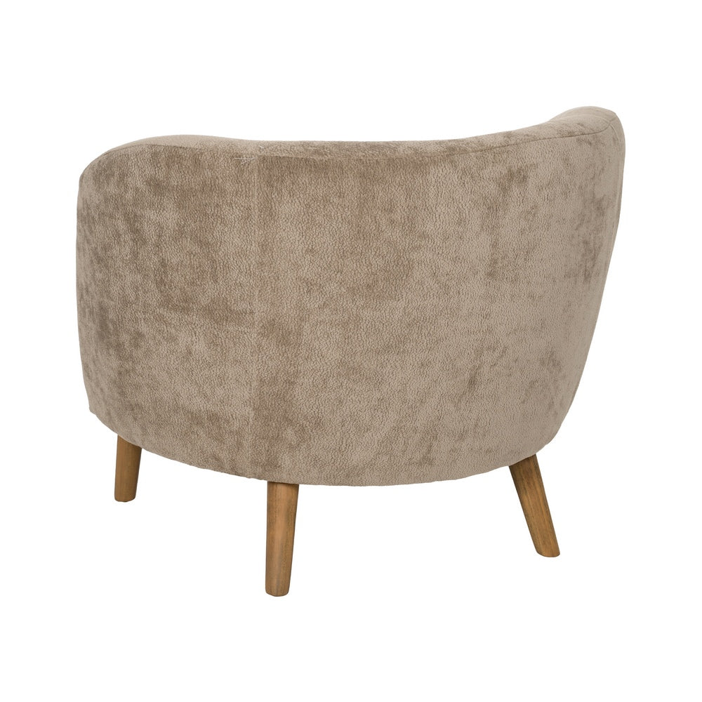 SILL�N TAUPE MADERA DE ABEDUL SAL�N 85 X 79 X 66 CM