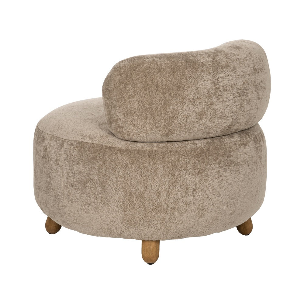 SILL�N TAUPE MADERA DE ABEDUL SAL�N 78 X 82 X 71 CM