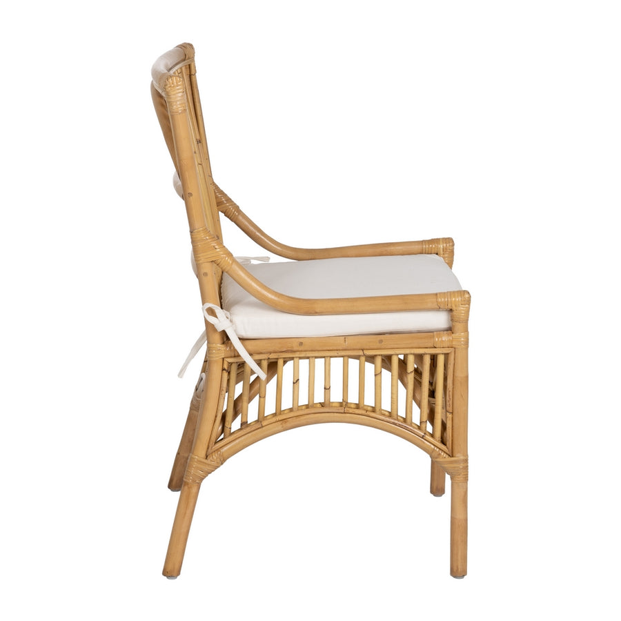 SILLA FIBRA NATURAL SALÓN 57 X 57 X 90 CM