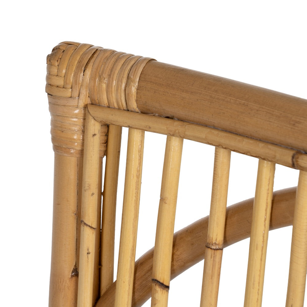 NATURAL FIBER LIVING ROOM CHAIR 57 X 57 X 90 CM