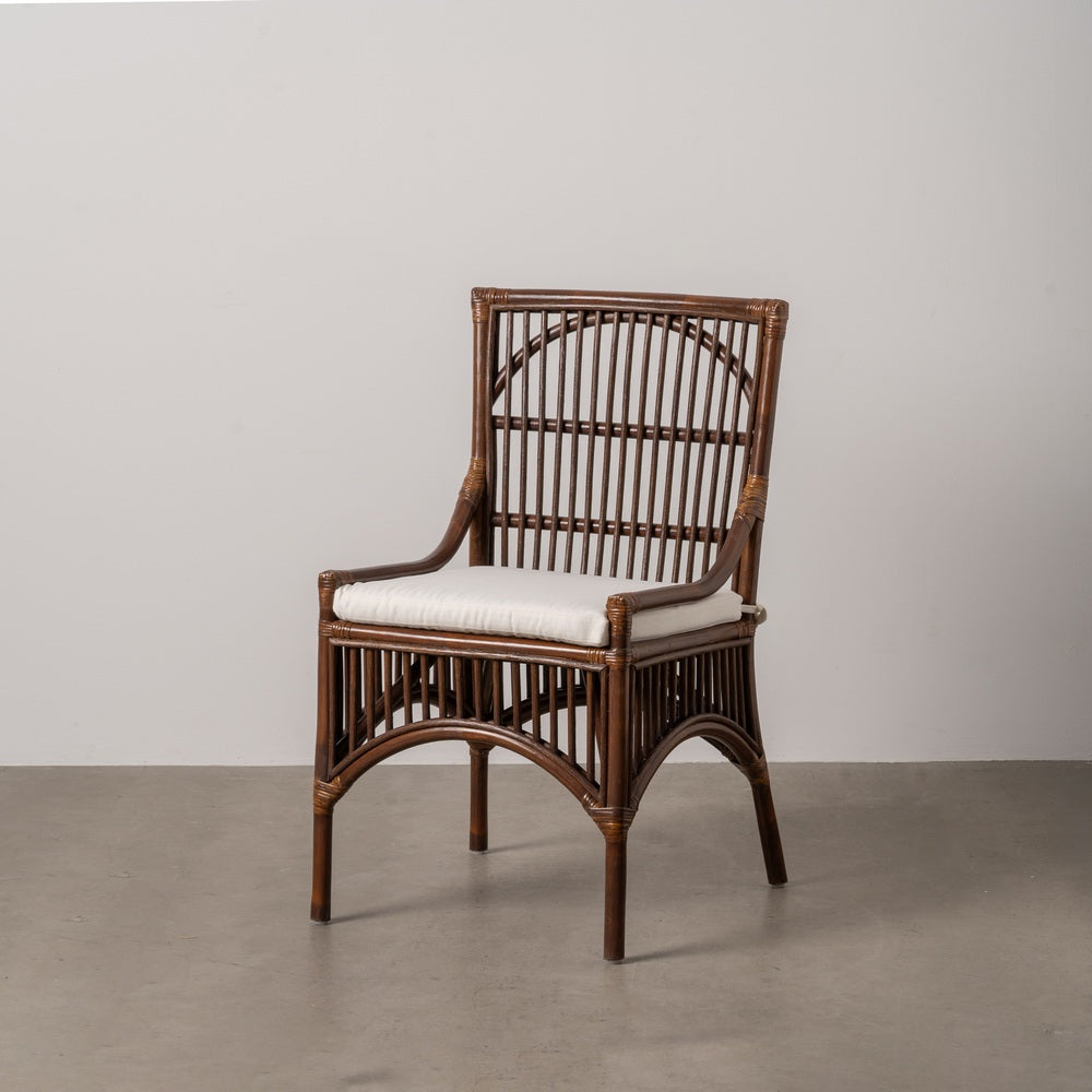 SILLA MARR�N FIBRA NATURAL SAL�N 57 X 57 X 90 CM