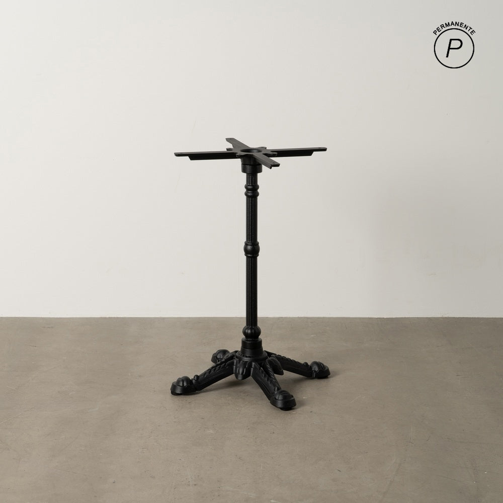 PATAS PARA MESA NEGRO HIERRO SALÓN 54 X 54 X 72 CM