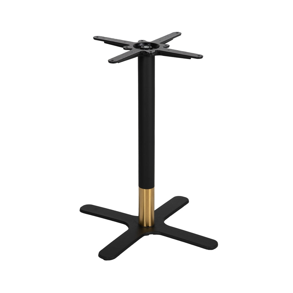 PATAS PARA MESA NEGRO-ORO HIERRO SALÓN 45 X 45 X 72 CM