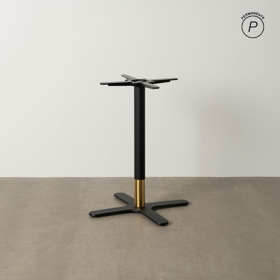 PATAS PARA MESA NEGRO-ORO HIERRO SALÓN 45 X 45 X 72 CM