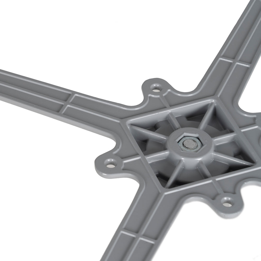 CHROME ALUMINUM TABLE LEGS FOR LIVING ROOM 45 X 45 X 72 CM