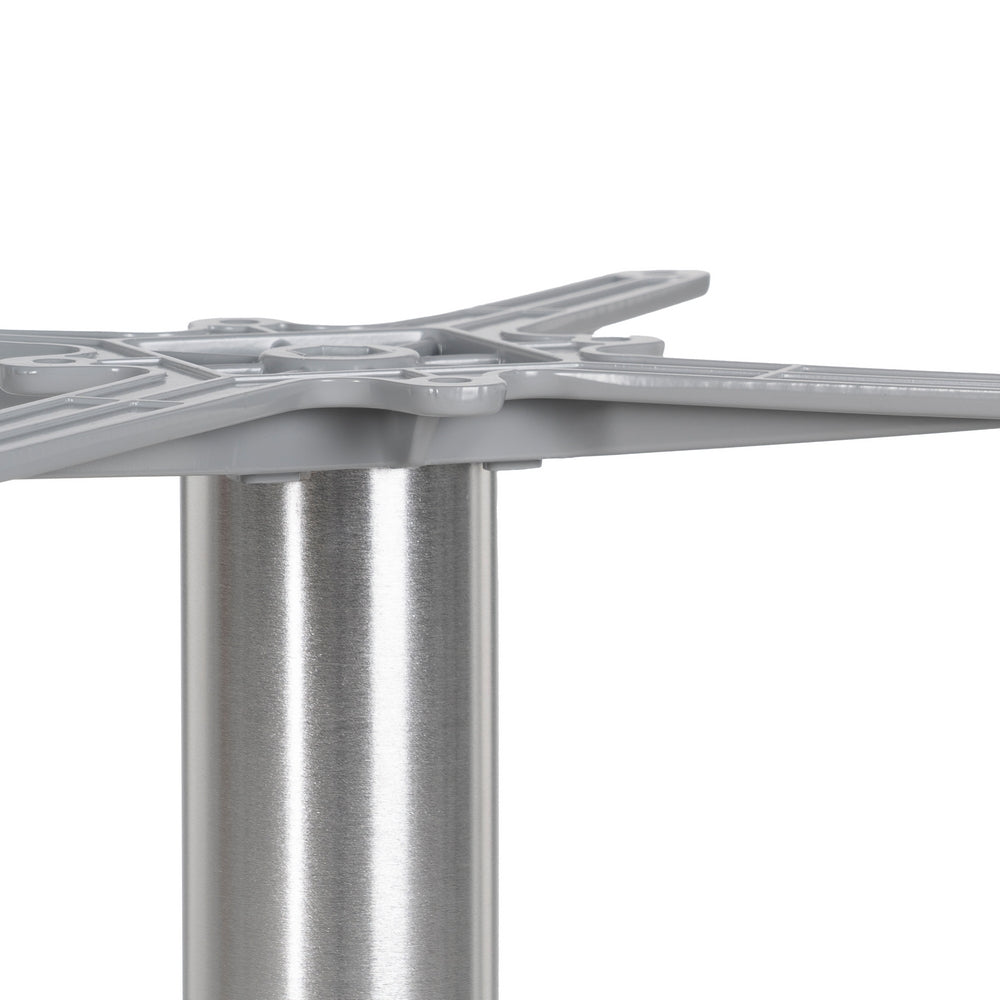 CHROME ALUMINUM TABLE LEGS FOR LIVING ROOM 45 X 45 X 72 CM