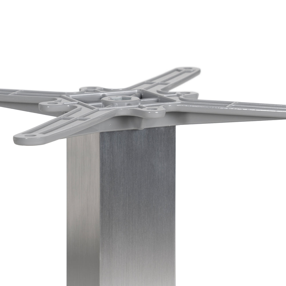 CHROME ALUMINUM TABLE LEGS FOR LIVING ROOM 45 X 45 X 72 CM