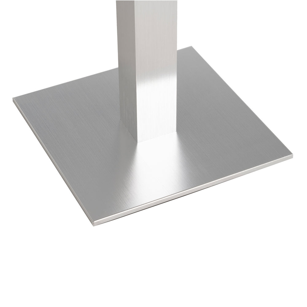 CHROME ALUMINUM TABLE LEGS FOR LIVING ROOM 45 X 45 X 72 CM