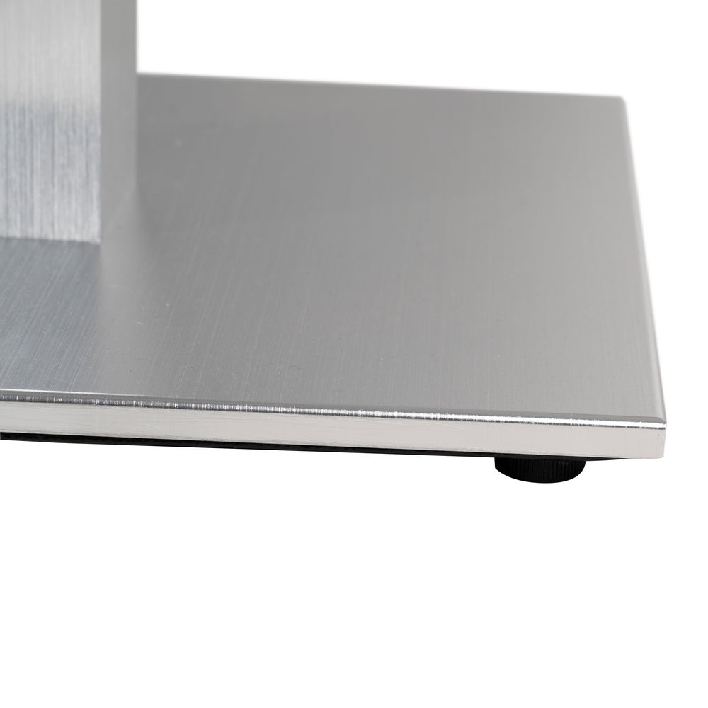 CHROME ALUMINUM TABLE LEGS FOR LIVING ROOM 45 X 45 X 72 CM