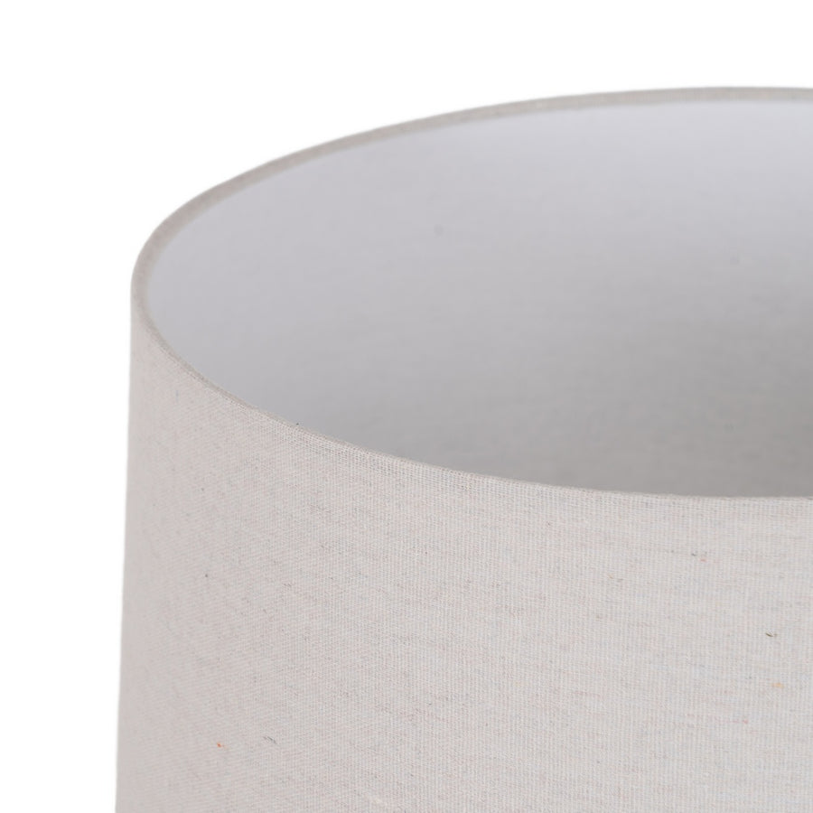 LÁMPARA MESA BLANCO TERRACOTA 40 X 40 X 45,50 CM
