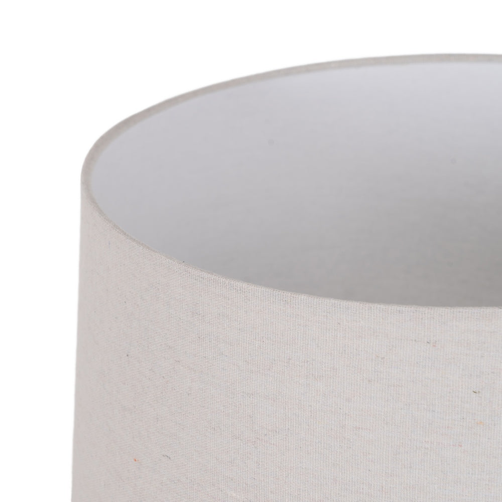 LÁMPARA MESA BLANCO TERRACOTA 40 X 40 X 45,50 CM